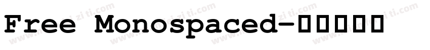Free Monospaced字体转换